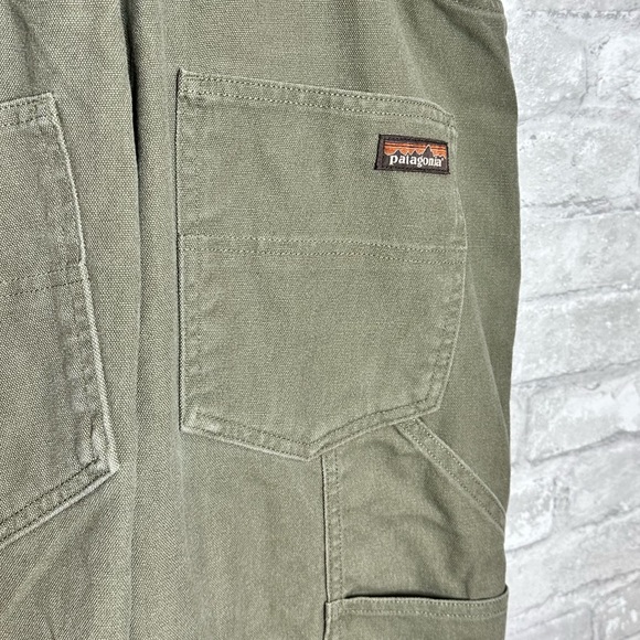 Woven Olive Green Women's Overalls Jumpsuit - Picture 10 of 15